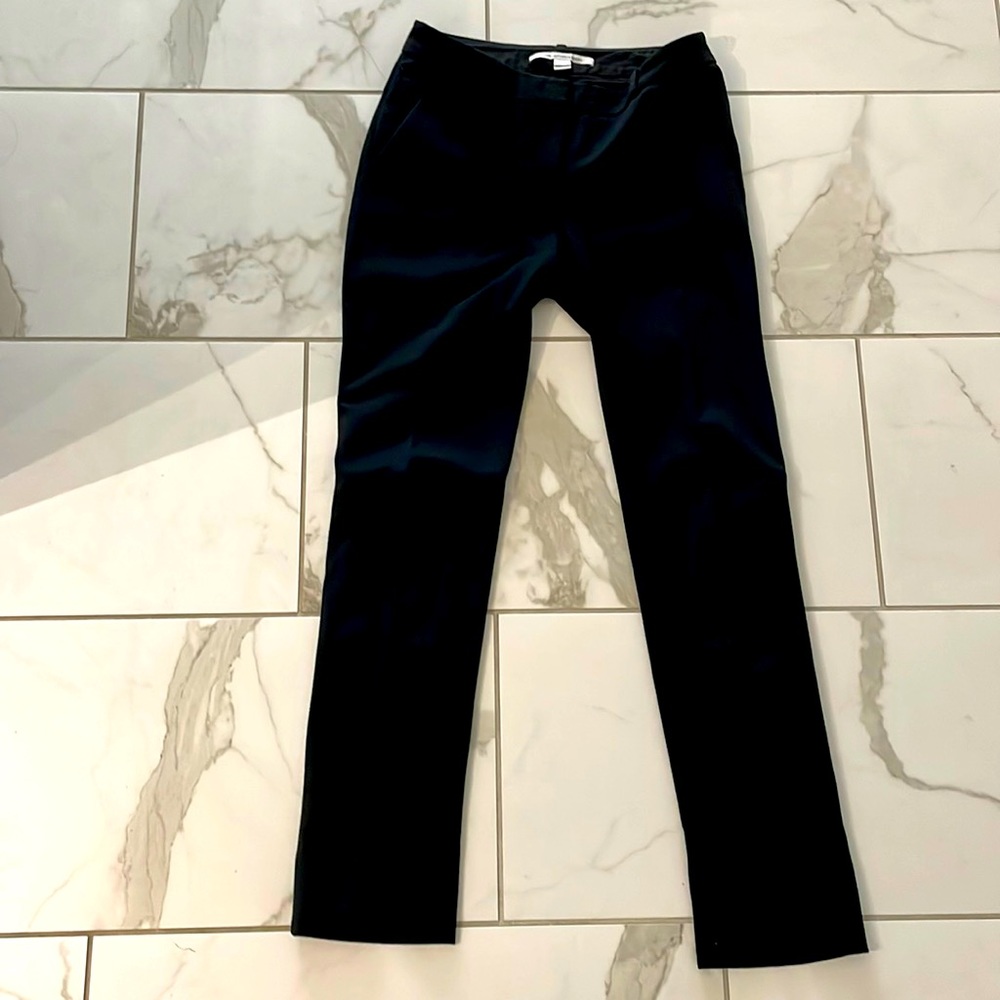 Diane Von Furstenberg - black stretch jersey trouser.